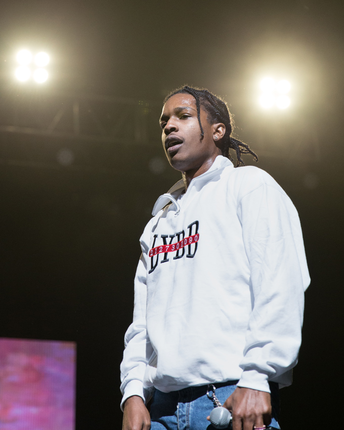 A$AP Mob, A$AP Rocky, Moda Center, photo by Jensen Ocampo