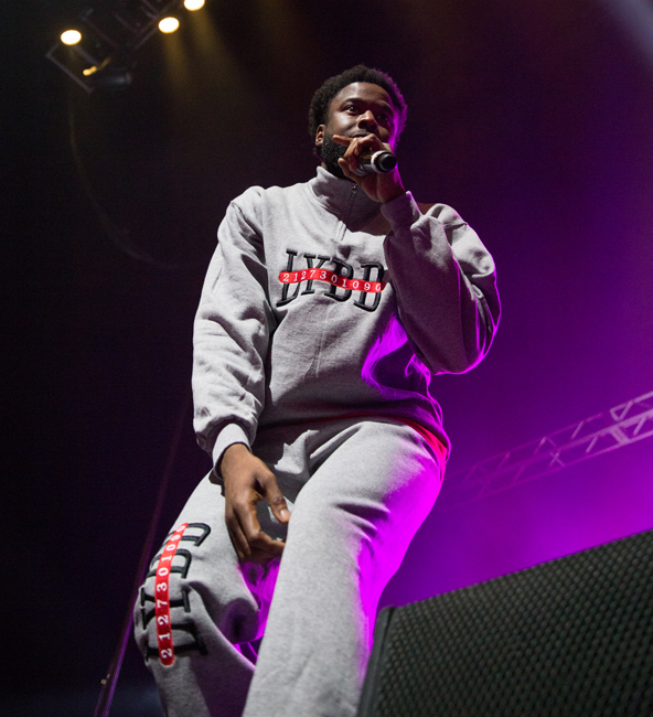 A$AP Mob, Moda Center, photo by Jensen Ocampo