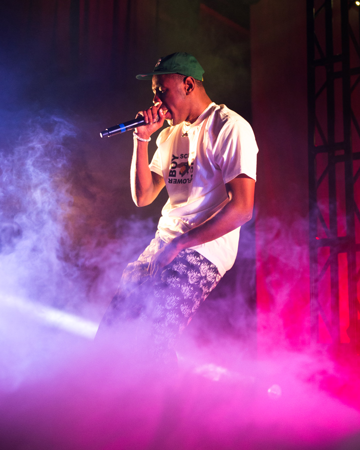 Tyler, The Creator, McDonald Theatre, photo by Jensen Ocampo
