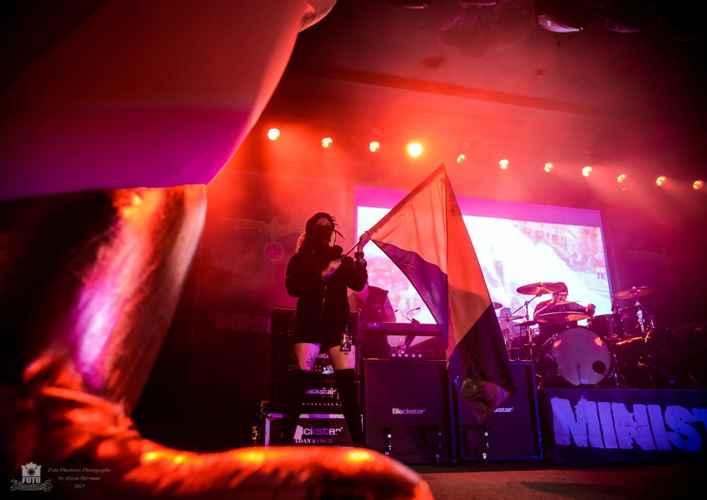 Ministry, Roseland Theater, photo by Alyssa Herrman