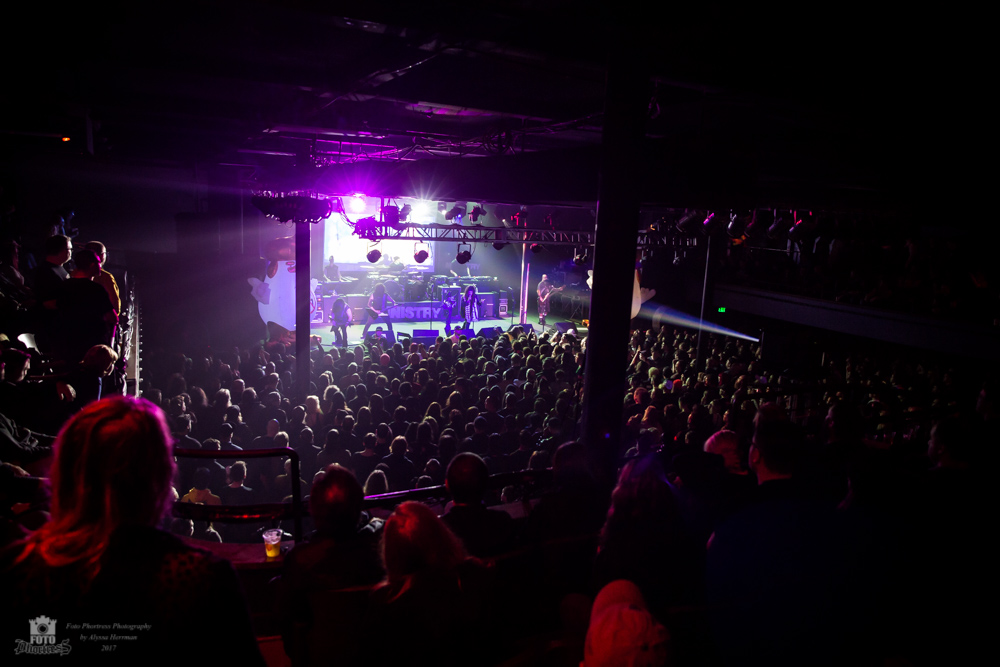 Ministry, Roseland Theater, photo by Alyssa Herrman
