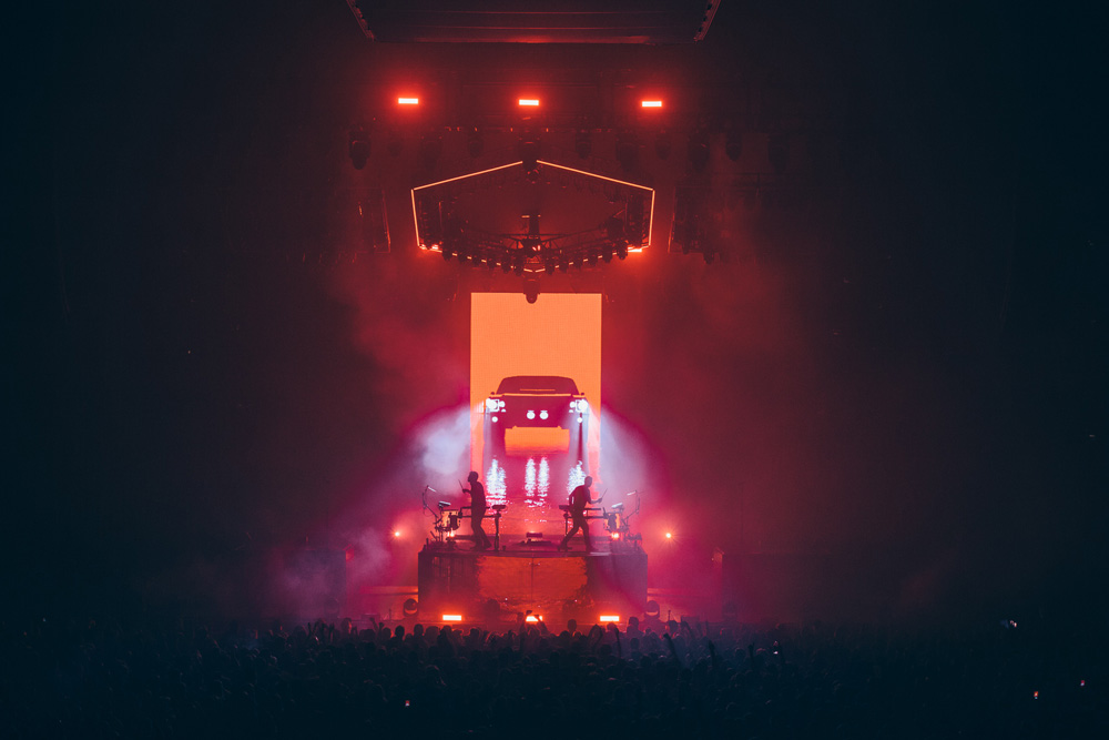 ODESZA, Veterans Memorial Coliseum, Rose Quarter, photo by Jessie McCall