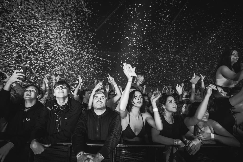 ODESZA, Veterans Memorial Coliseum, Rose Quarter, photo by Jessie McCall