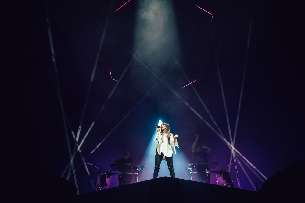 ODESZA, Veterans Memorial Coliseum, Rose Quarter, photo by Jessie McCall