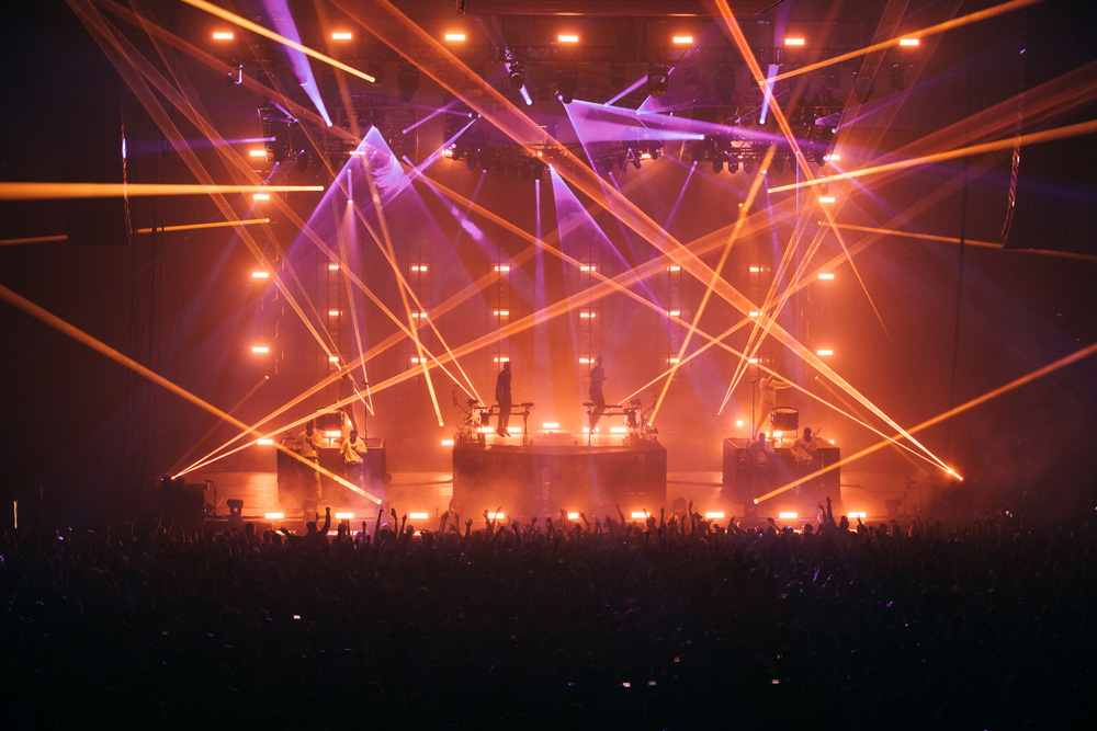 ODESZA, Veterans Memorial Coliseum, Rose Quarter, photo by Jessie McCall