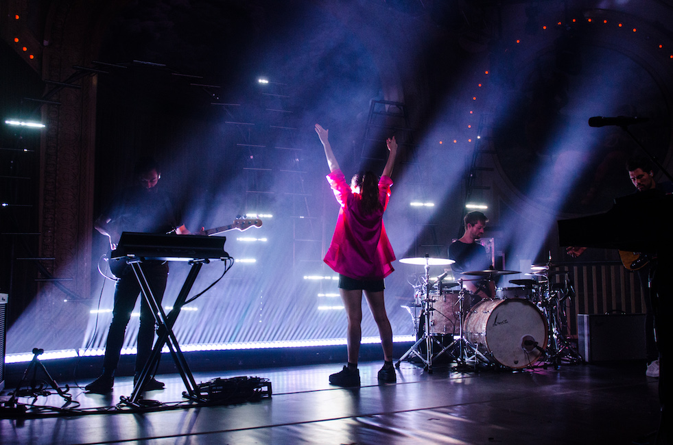 Oh Wonder, Crystal Ballroom, photo by Chelsea Gaya