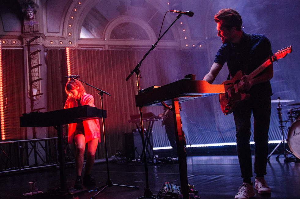 Oh Wonder, Crystal Ballroom, photo by Chelsea Gaya