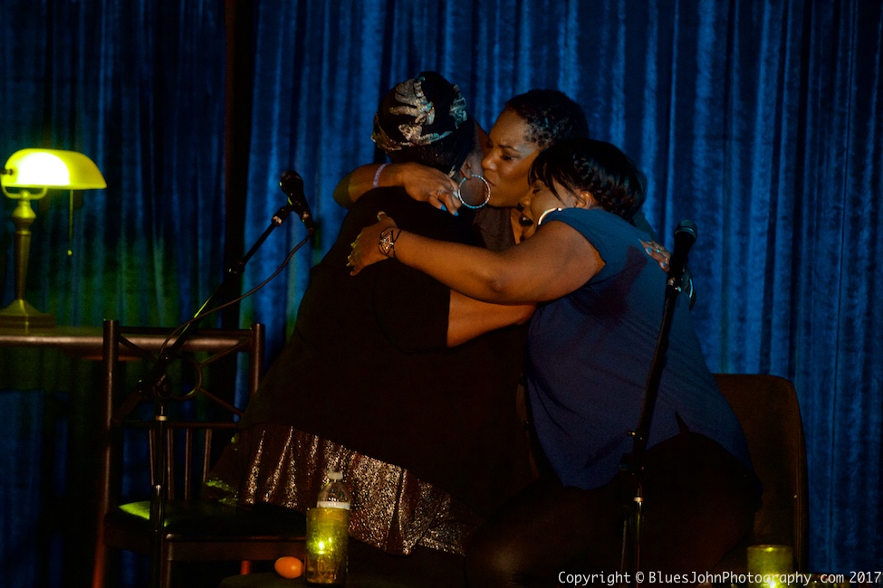Liv Warfield, Saeeda Wright, Ashley Jayy, Jack London Revue, photo by John Alcala