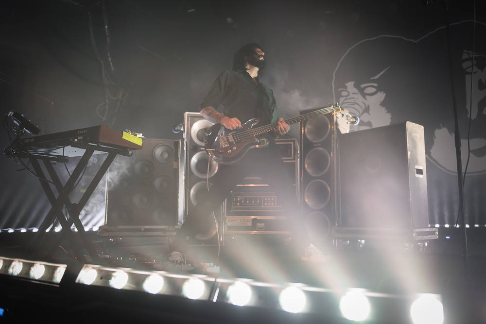 Death From Above, Roseland Theater, photo by Jeff Ryan