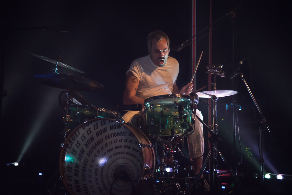 Death From Above, Roseland Theater, photo by Jeff Ryan