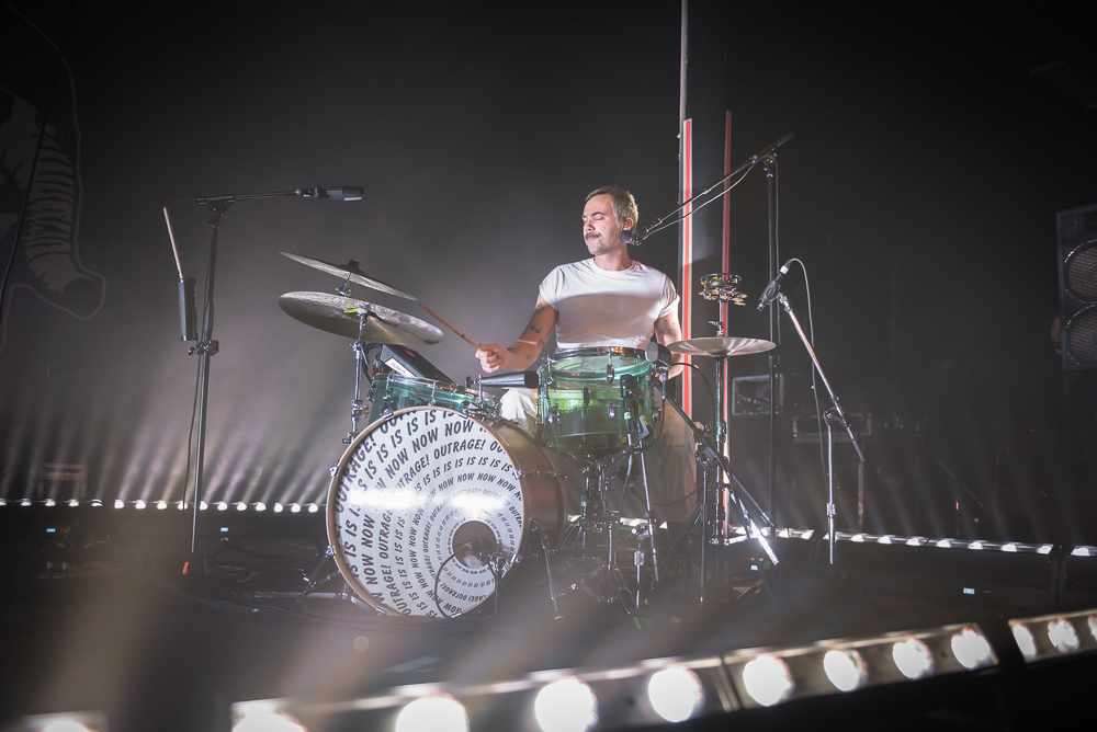 Death From Above, Roseland Theater, photo by Jeff Ryan