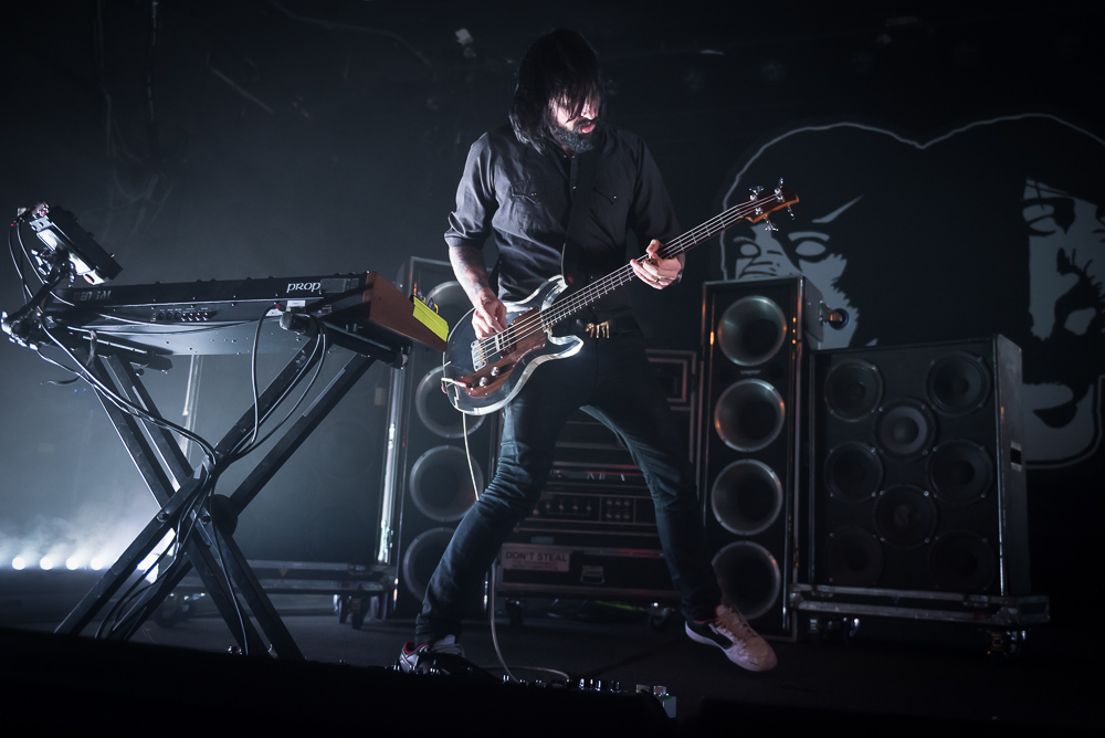 Death From Above, Roseland Theater, photo by Jeff Ryan