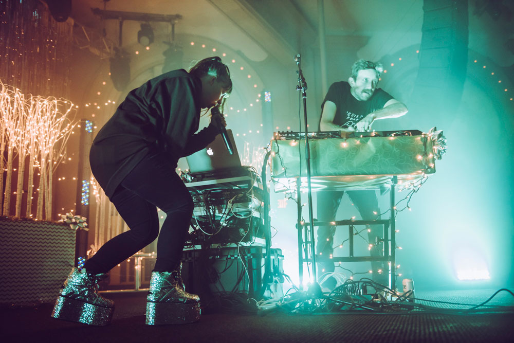 Sylvan Esso, Crystal Ballroom, 94.7 FM, photo by Jordan Sleeth