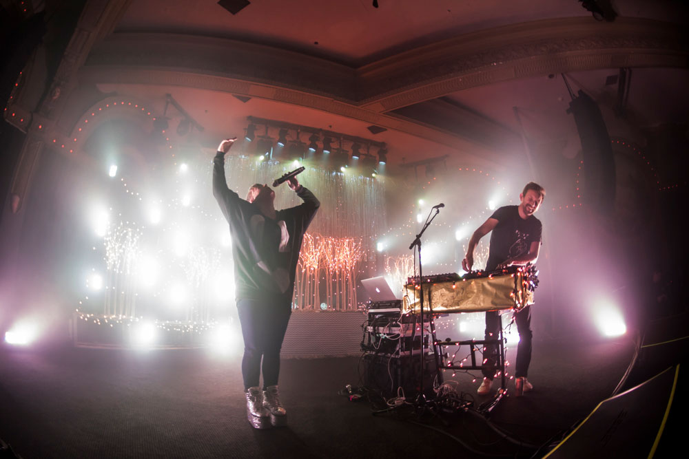 Sylvan Esso, Crystal Ballroom, 94.7 FM, photo by Jordan Sleeth