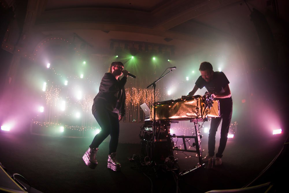 Sylvan Esso, Crystal Ballroom, 94.7 FM, photo by Jordan Sleeth