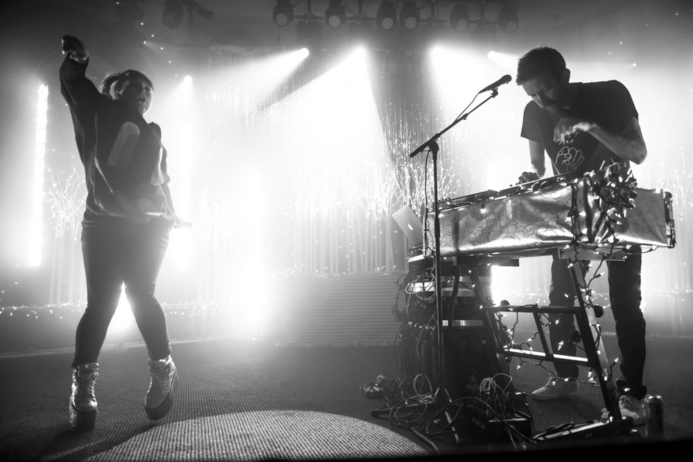 Sylvan Esso, Crystal Ballroom, 94.7 FM, photo by Jordan Sleeth
