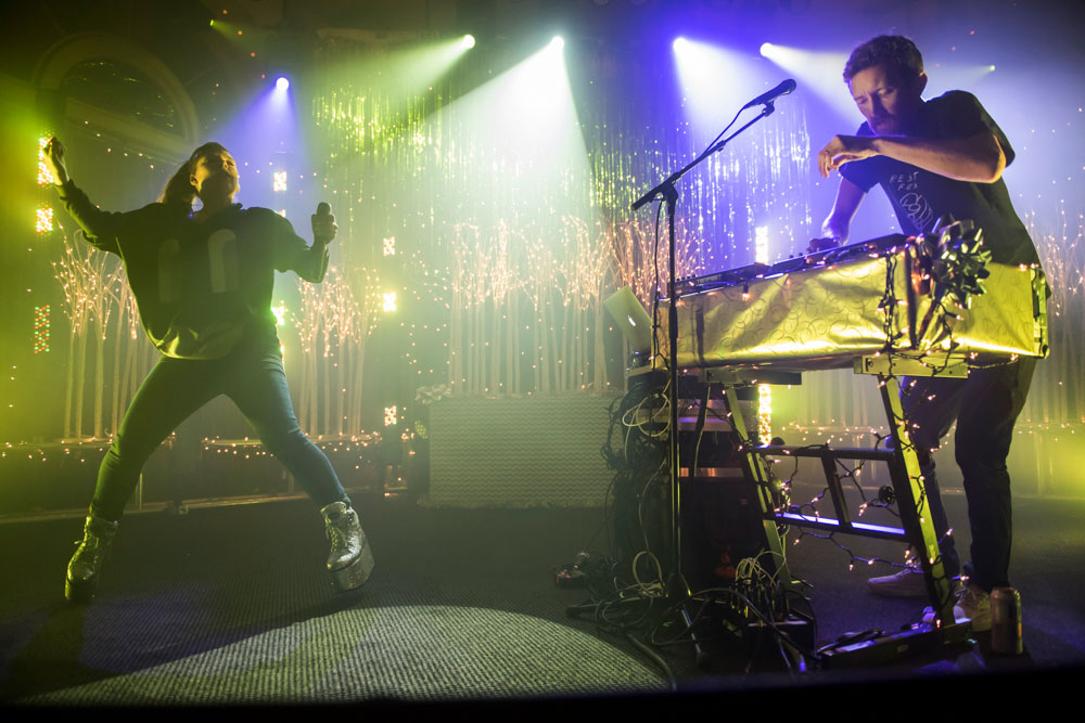 Sylvan Esso, Crystal Ballroom, 94.7 FM, photo by Jordan Sleeth