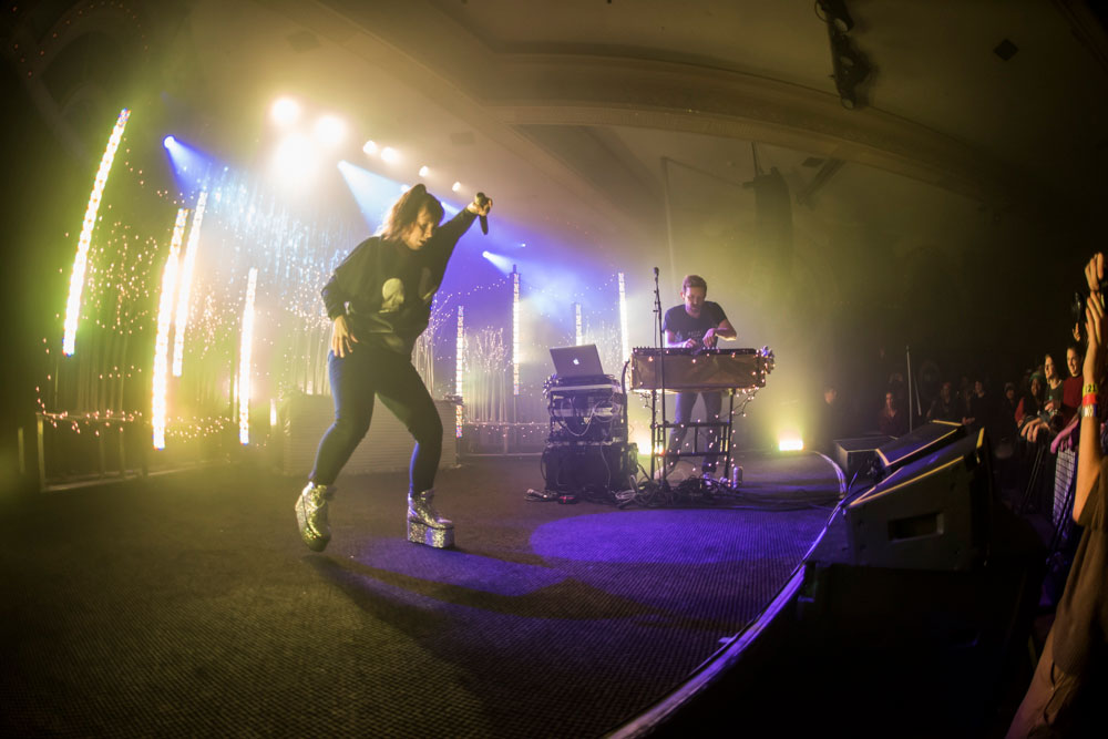 Sylvan Esso, Crystal Ballroom, 94.7 FM, photo by Jordan Sleeth
