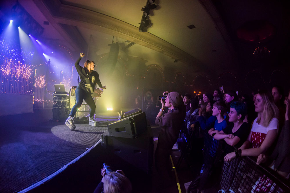 Sylvan Esso, Crystal Ballroom, 94.7 FM, photo by Jordan Sleeth