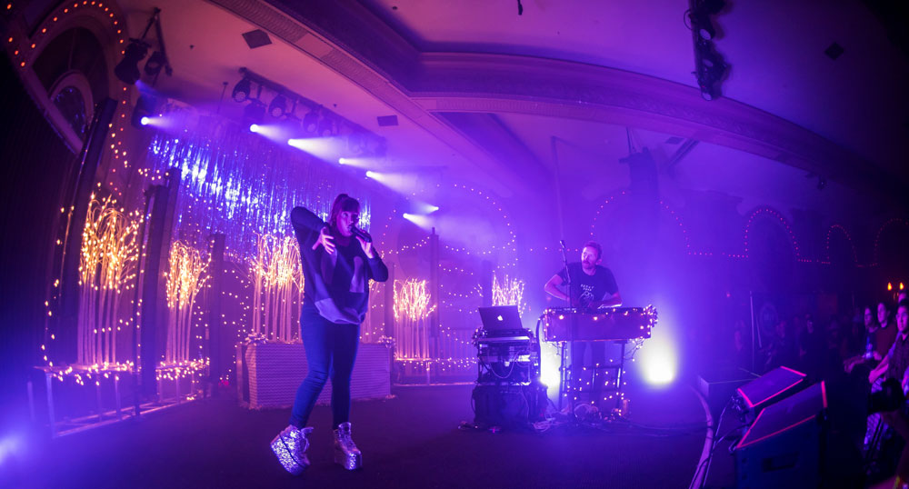 Sylvan Esso, Crystal Ballroom, 94.7 FM, photo by Jordan Sleeth