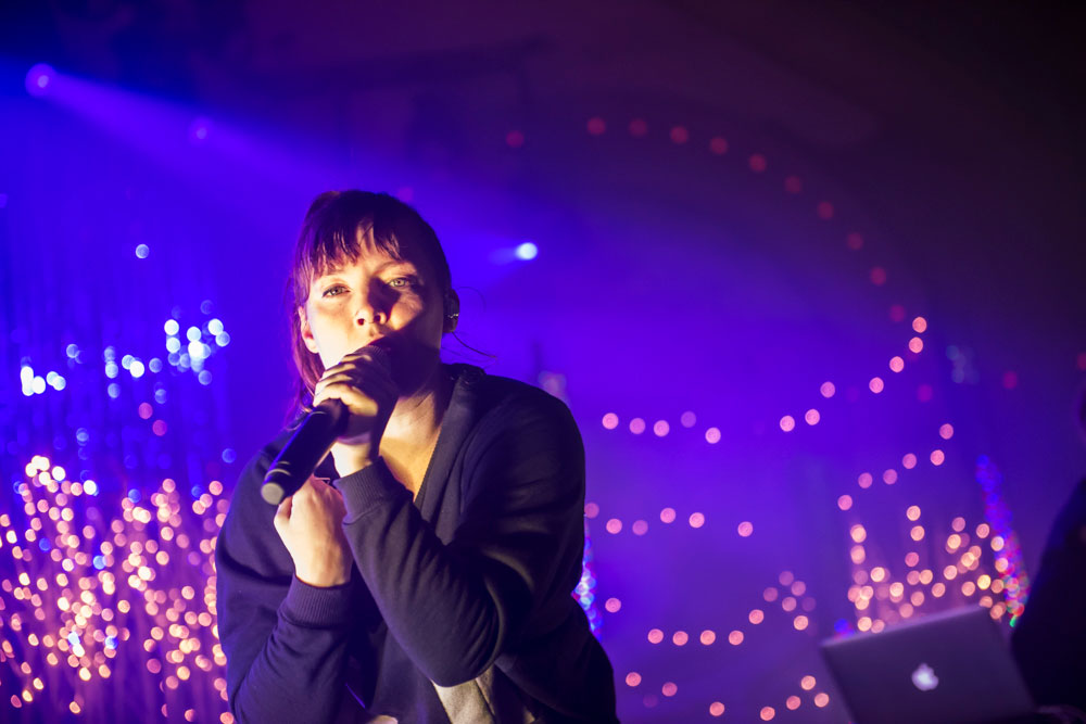 Sylvan Esso, Crystal Ballroom, 94.7 FM, photo by Jordan Sleeth