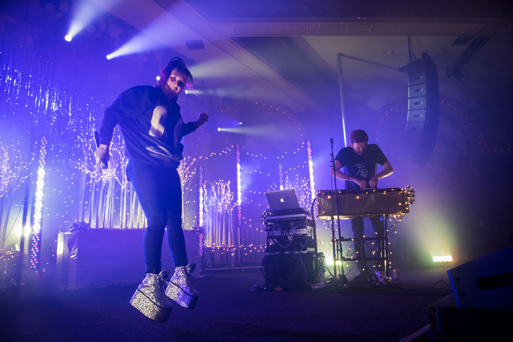Sylvan Esso, Crystal Ballroom, 94.7 FM, photo by Jordan Sleeth