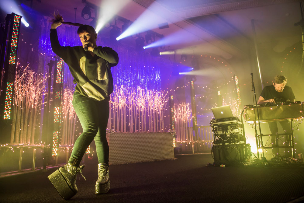 Sylvan Esso, Crystal Ballroom, 94.7 FM, photo by Jordan Sleeth
