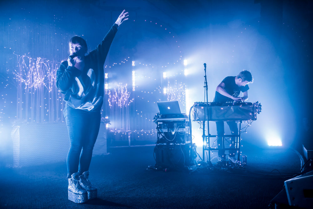 Sylvan Esso, Crystal Ballroom, 94.7 FM, photo by Jordan Sleeth