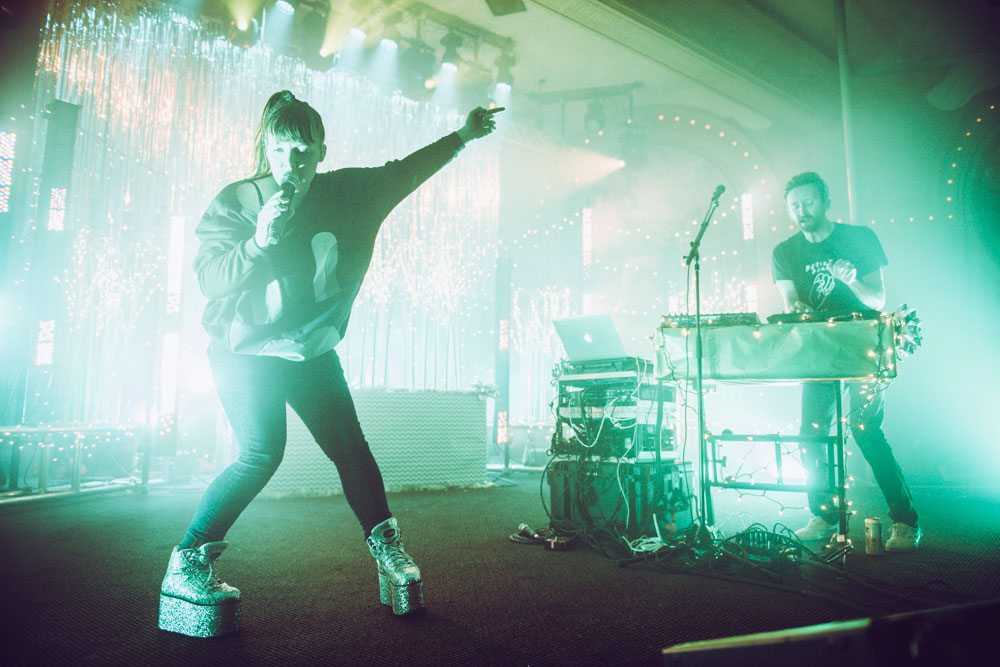 Sylvan Esso, Crystal Ballroom, 94.7 FM, photo by Jordan Sleeth