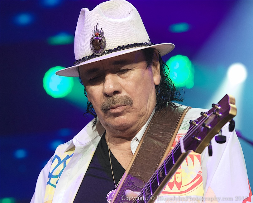 Santana, Veterans Memorial Coliseum, Rose Quarter, photo by John Alcala