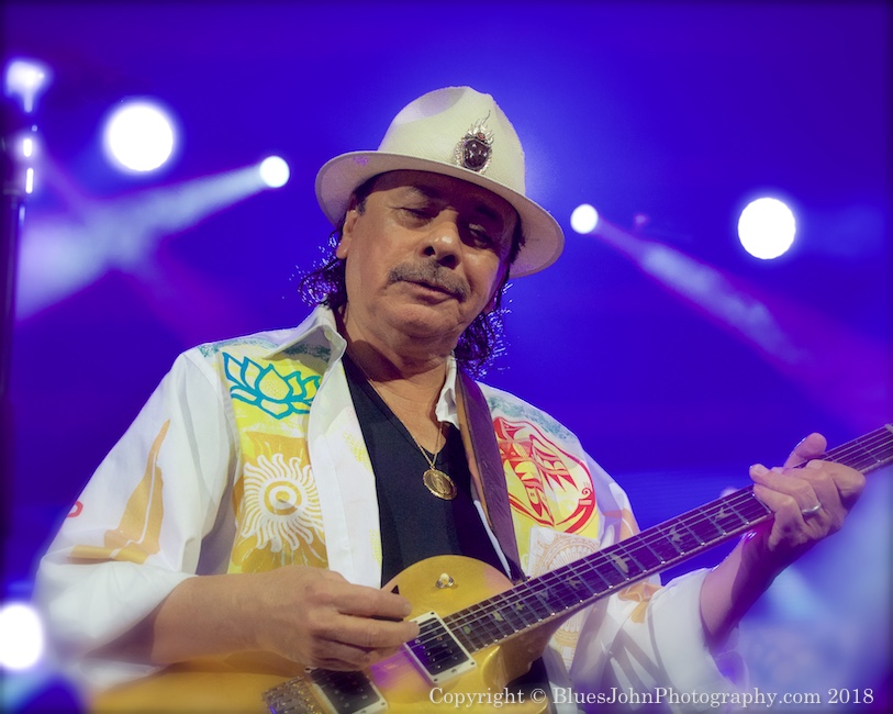 Santana, Veterans Memorial Coliseum, Rose Quarter, photo by John Alcala