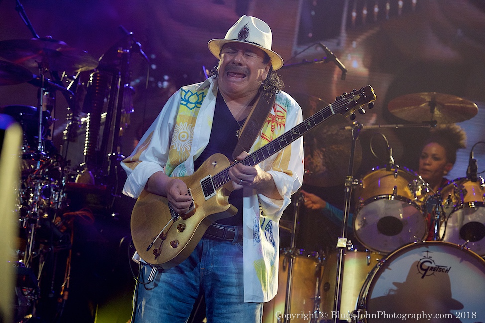 Santana, Veterans Memorial Coliseum, Rose Quarter, photo by John Alcala
