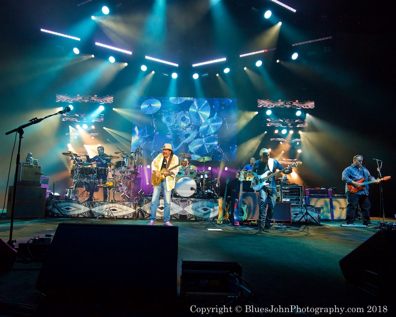 Santana, Veterans Memorial Coliseum, Rose Quarter, photo by John Alcala