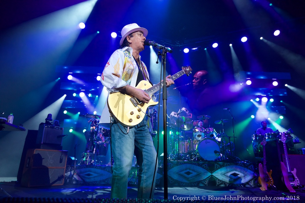 Santana, Veterans Memorial Coliseum, Rose Quarter, photo by John Alcala
