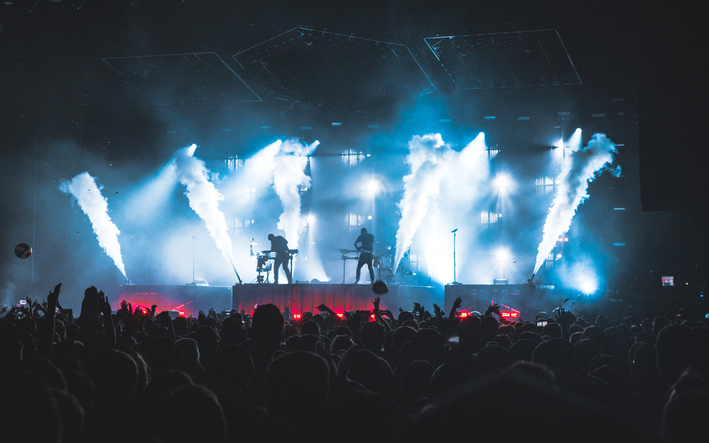 ODESZA, WaMu Theater, photo by Benito Martinez