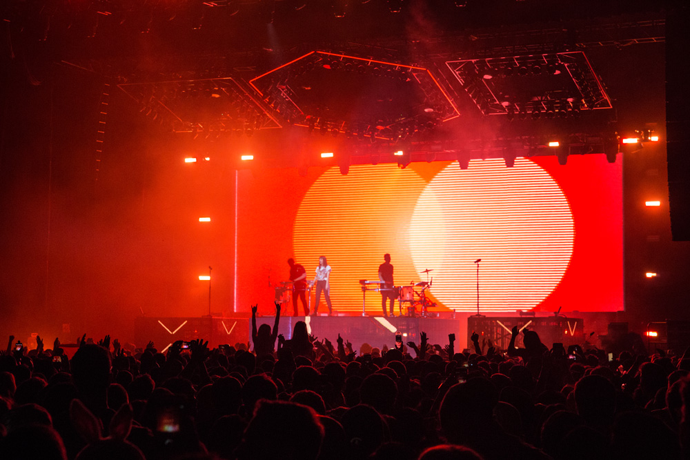 ODESZA, WaMu Theater, photo by Benito Martinez