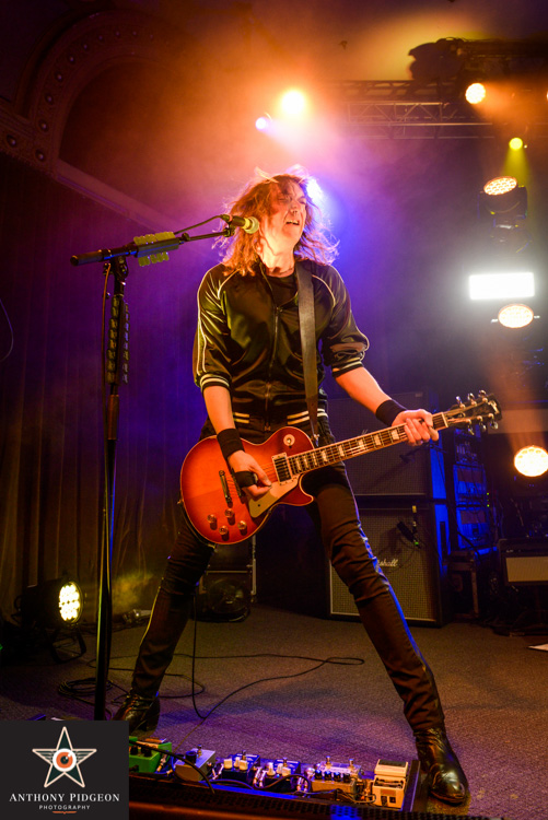 The Darkness, Crystal Ballroom, photo by Anthony Pidgeon