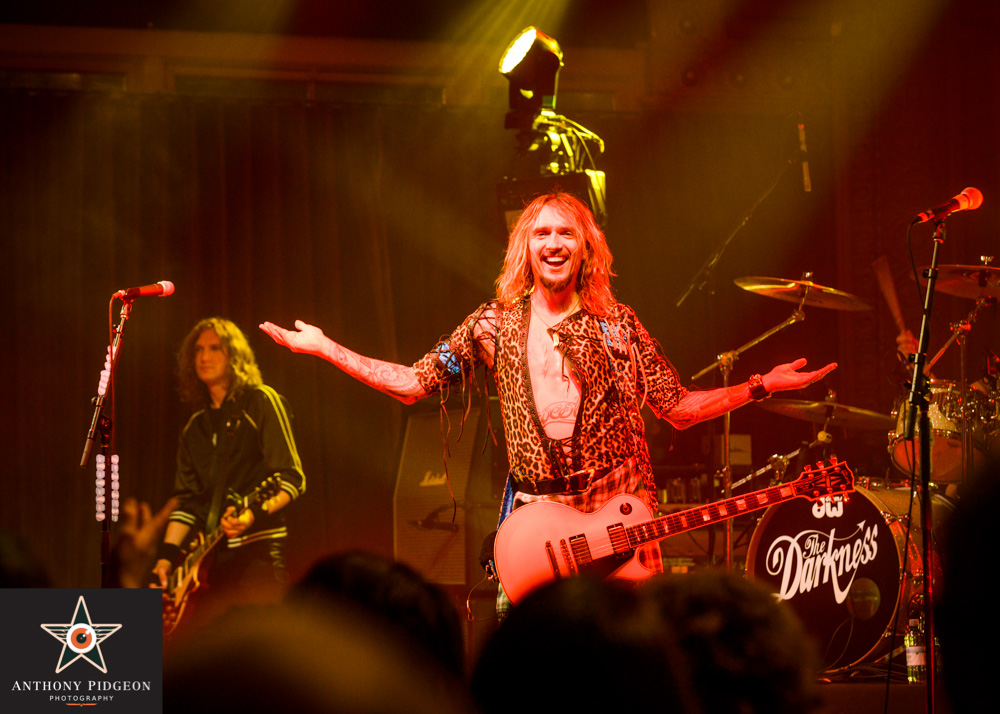 The Darkness, Crystal Ballroom, photo by Anthony Pidgeon
