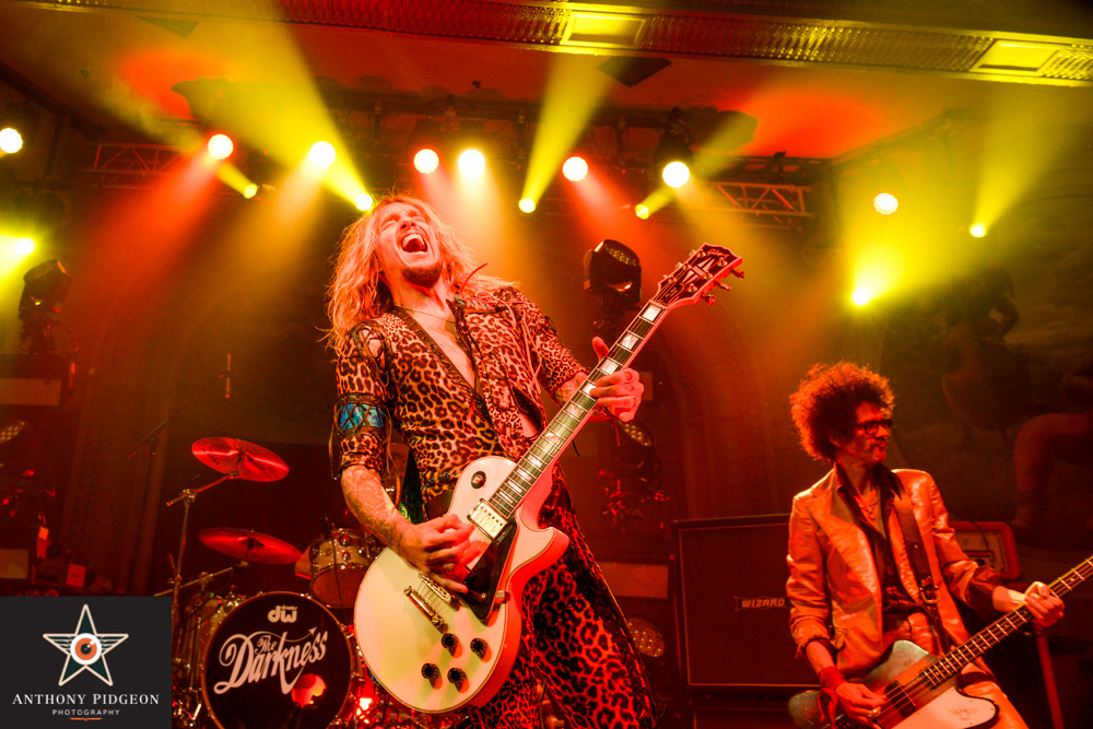 The Darkness, Crystal Ballroom, photo by Anthony Pidgeon