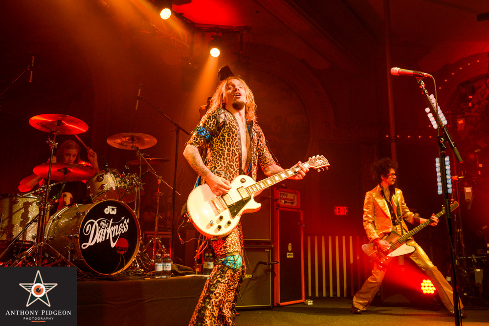 The Darkness, Crystal Ballroom, photo by Anthony Pidgeon