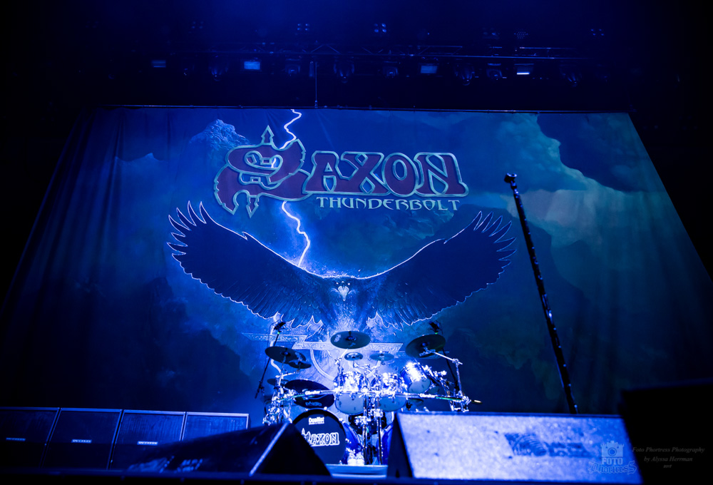 Saxon, Veterans Memorial Coliseum, Rose Quarter, photo by Alyssa Herrman