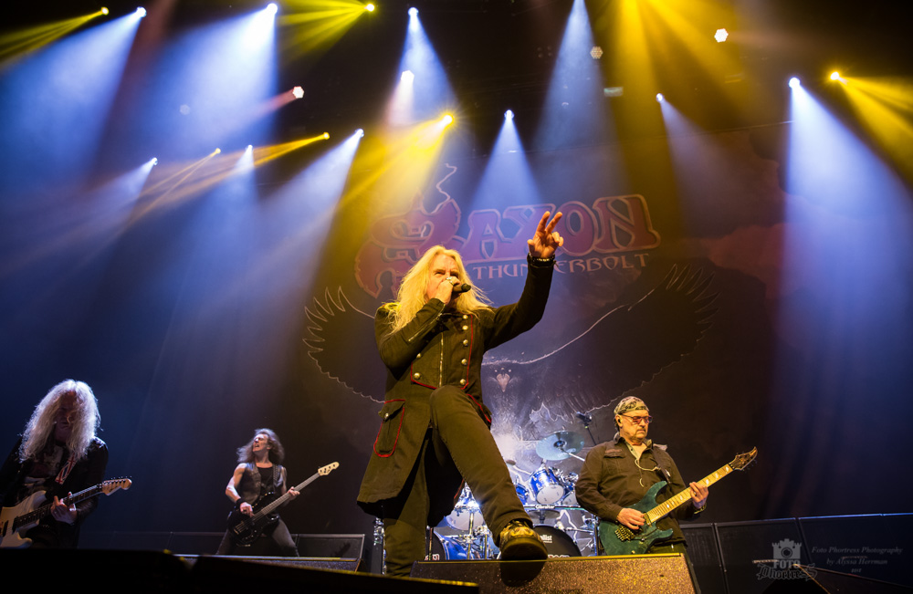 Saxon, Veterans Memorial Coliseum, Rose Quarter, photo by Alyssa Herrman