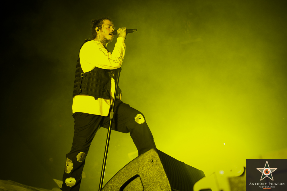 Post Malone, Veterans Memorial Coliseum, photo by Anthony Pidgeon