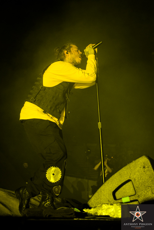 Post Malone, Veterans Memorial Coliseum, photo by Anthony Pidgeon