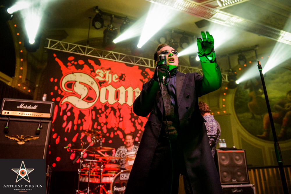 The Damned, Crystal Ballroom, photo by Anthony Pidgeon