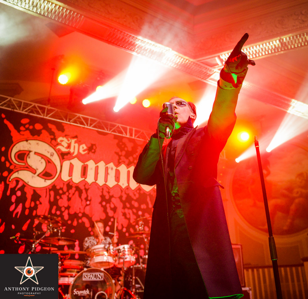 The Damned, Crystal Ballroom, photo by Anthony Pidgeon