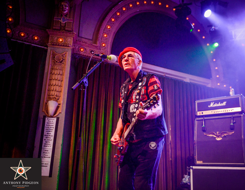 The Damned, Crystal Ballroom, photo by Anthony Pidgeon