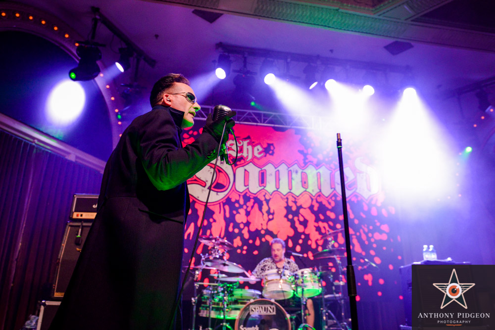 The Damned, Crystal Ballroom, photo by Anthony Pidgeon