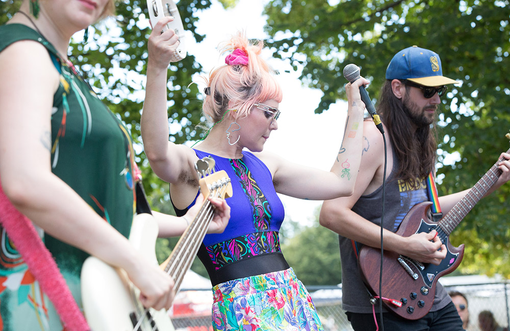 Tacocat, Walker Stadium, photo by Joe Duquette