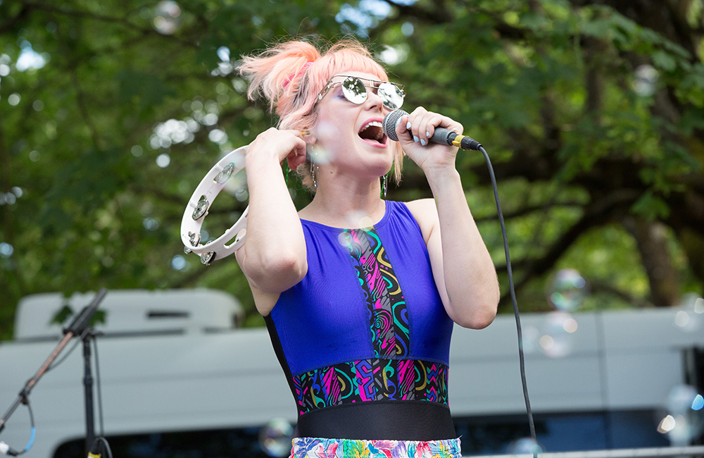 Tacocat, Walker Stadium, photo by Joe Duquette
